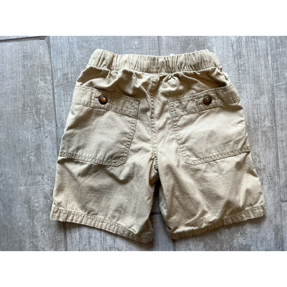 GAP Kids Boy Toddler Drawstring Elastic Short Easy On Khaki Casual School 4T 4..